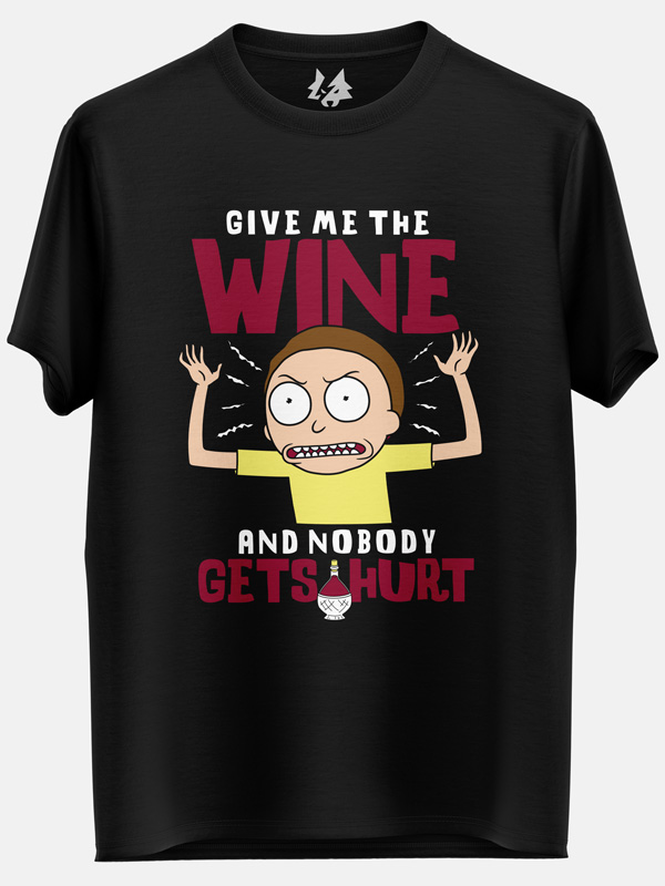 Give Me The Wine - Rick And Morty Official T-shirt