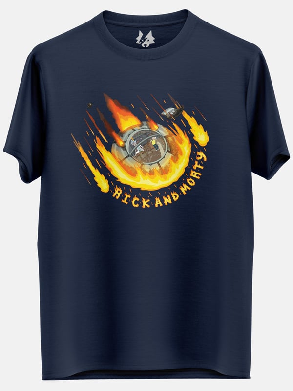 Rick And Morty Crash - Rick And Morty Official T-shirt