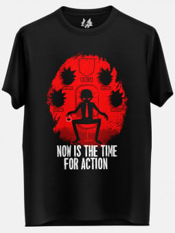 Time For Action - Rick And Morty Official T-shirt