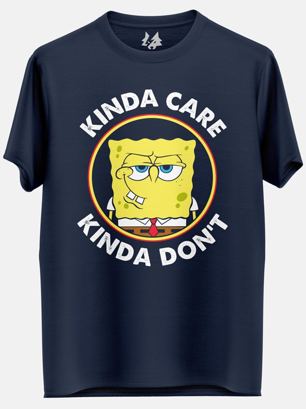 Kinda Care, Kinda Don't - SpongeBob SquarePants Official T-shirt