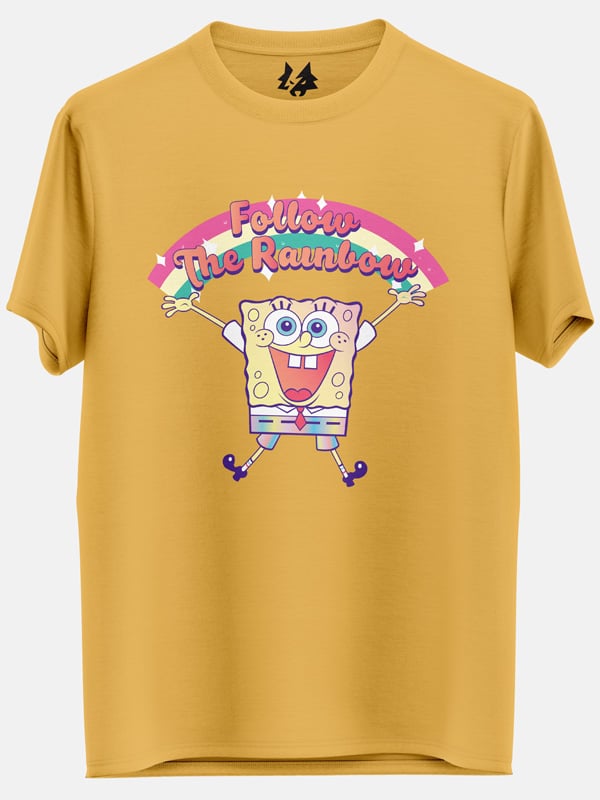 Follow The Rainbow - SpongeBob SquarePants Official T-shirt