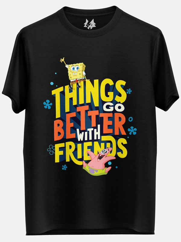 Things Go Better With Friends - SpongeBob SquarePants Official T-shirt