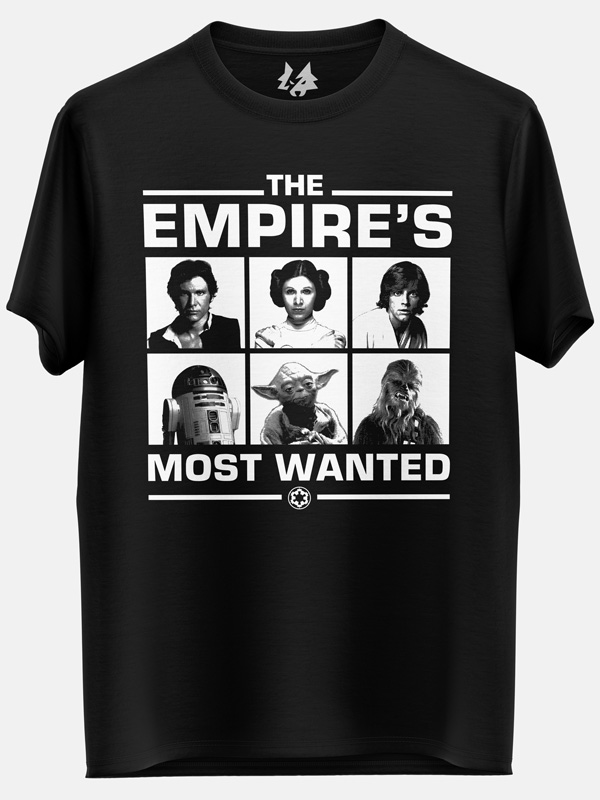 Empire's Most Wanted - Star Wars Official T-shirt