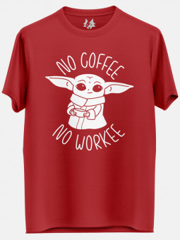 No Coffee, No Workee - Star Wars Official T-shirt