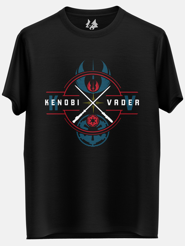 Kenobi X Vader: Neo Badge - Star Wars Official T-shirt