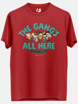 The Gangs All Here Snoopy - Peanuts Official Tshirt