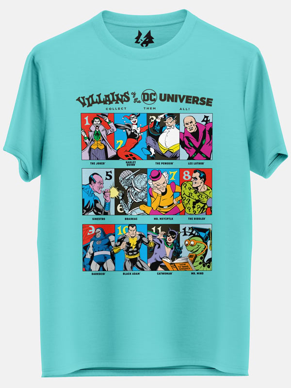 Villains Of The DC Universe - DC Comics Official T-shirt