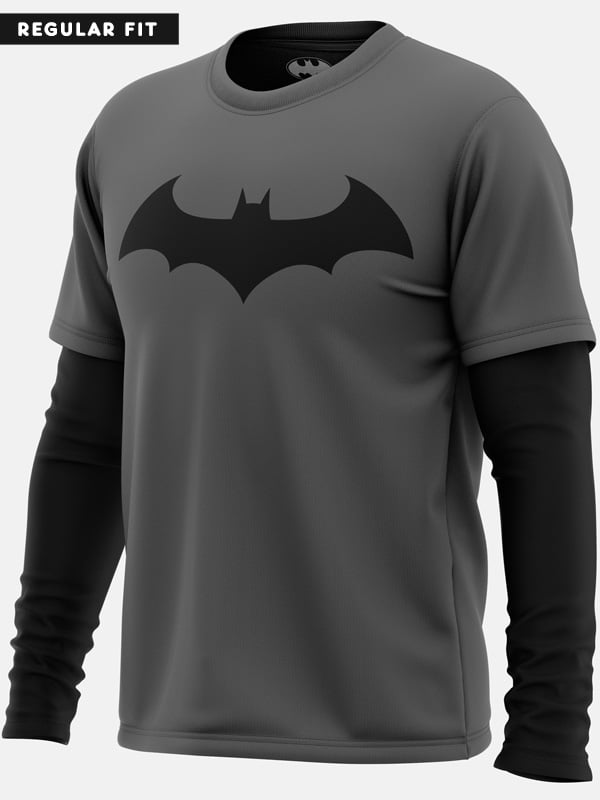 Batman Emblem - Batman Official Full Sleeve T-shirt