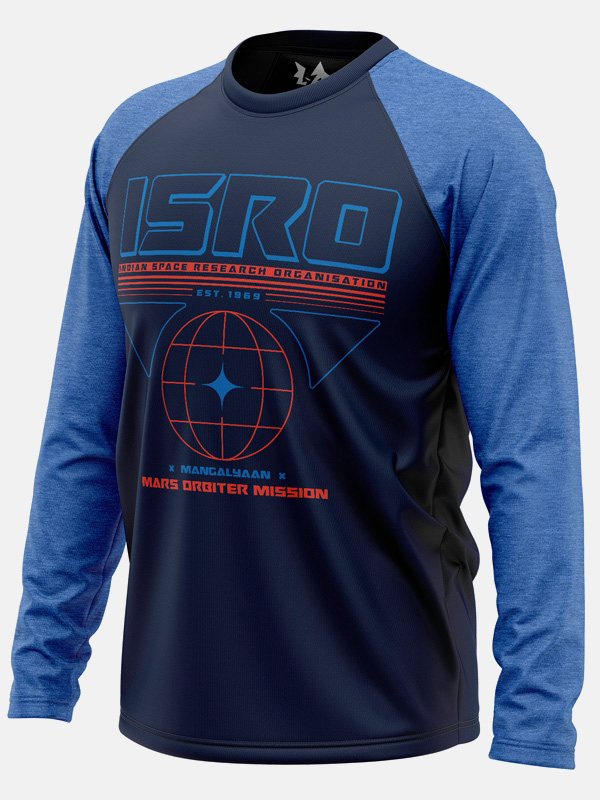 Mangalyaan: Mars Orbiter Mission - ISRO Official Full Sleeve T-shirt