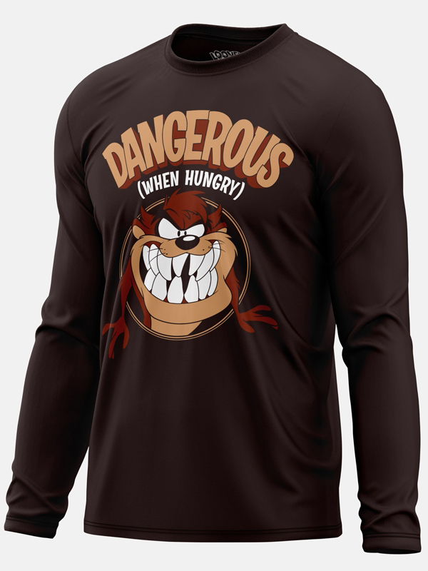 Dangerous When Hungry - Looney Tunes Official Full Sleeve T-shirt