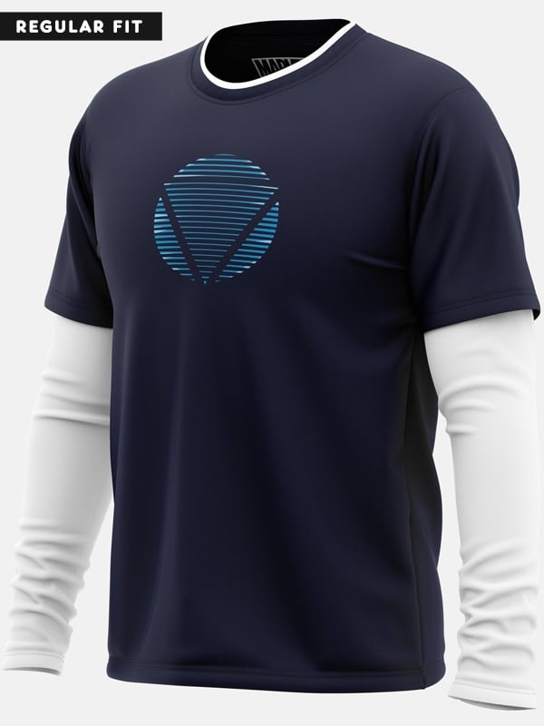 Arc Reactor Suit, Marvel Official Drop Cut T-shirt