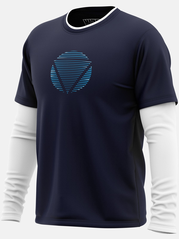 Arc Reactor Light Up - Marvel Official Full Sleeve T-shirt