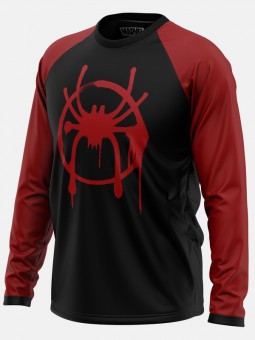 Spider-Verse: Miles Morales Logo - Marvel Official Full sleeve T-shirt