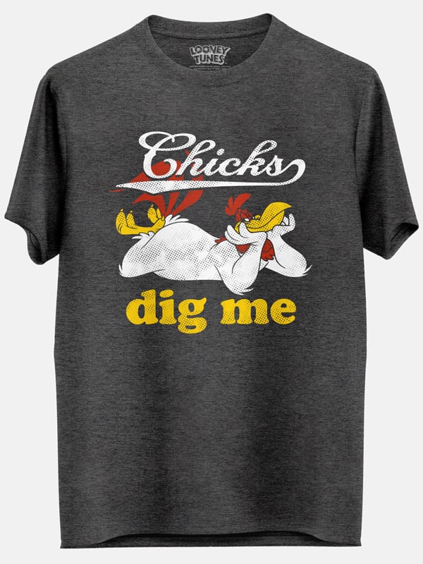 Chicks Dig Me T-shirt, Looney Tunes Official Merchandise