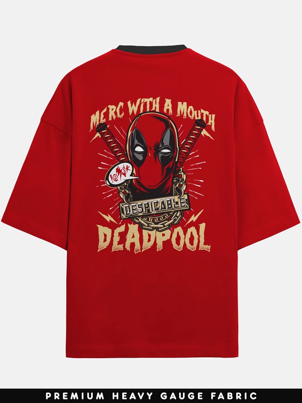 Deadpool: Merc With A Mouth - Marvel Official Oversized T-shirt