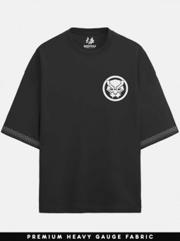 Black Panther: Urban Logo - Marvel Official Oversized T-shirt