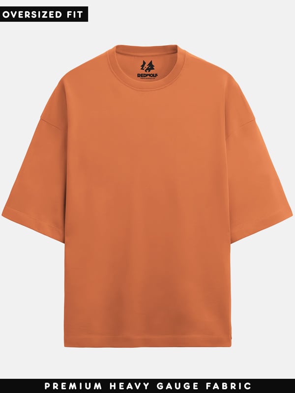 Redwolf Basics: Mecca Orange Oversized T-shirt