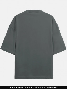 Redwolf Basics: Steel Grey Oversized T-shirt