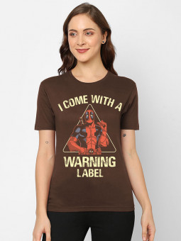 Warning Label - Marvel Official T-shirt