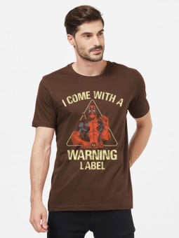 Warning Label - Marvel Official T-shirt