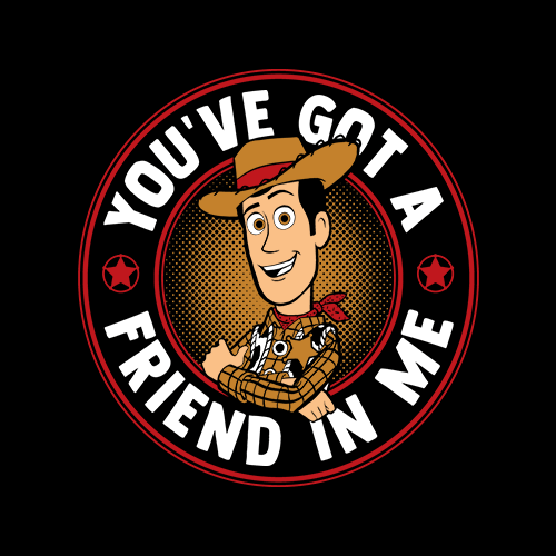 You Ve Got A Friend In Me Official Toy Story T Shirt Redwolf