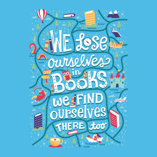 Lose Ourselves In Books T-Shirt | Risa Rodil Tees | Redwolf