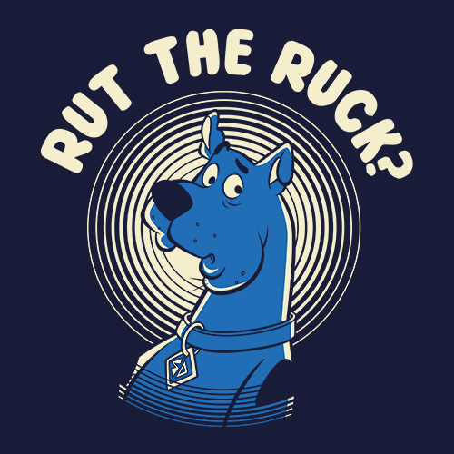 Rut The Ruck? T-shirt | Scooby Doo Official Merchandise | Redwolf