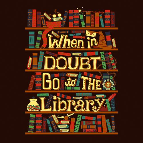 Go To The Library T-shirt 