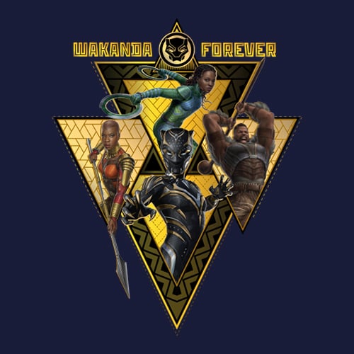 Wakanda S Tribal Army Marvel Official T Shirt Redwolf