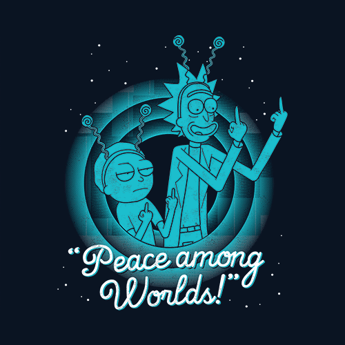 rick and morty peace among worlds hoodie