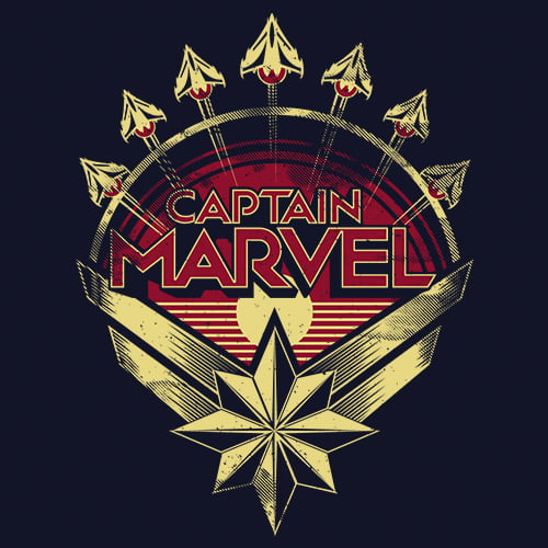 Captain Marvel: Emblem | Captain Marvel Merchandise | Redwolf