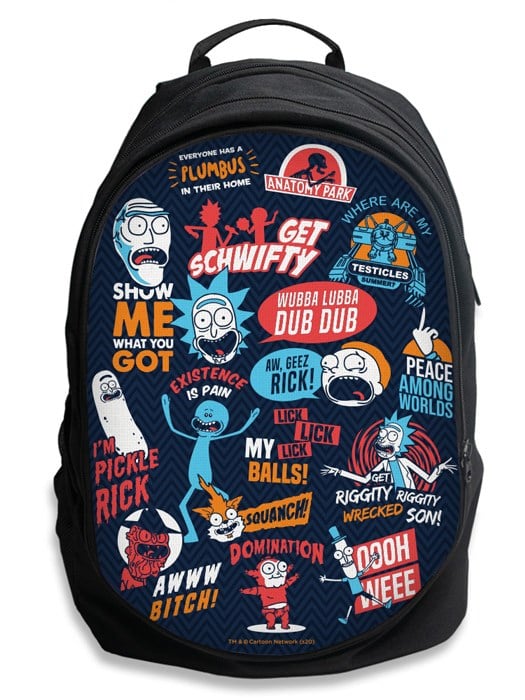 

Redwolf - Infographic - Rick And Morty Official Backpack-backpack-+-skin