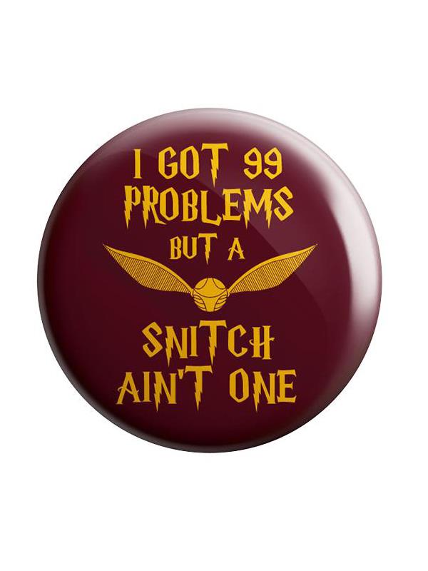 

Redwolf - 99 Magical Problems - Badge, Maroon