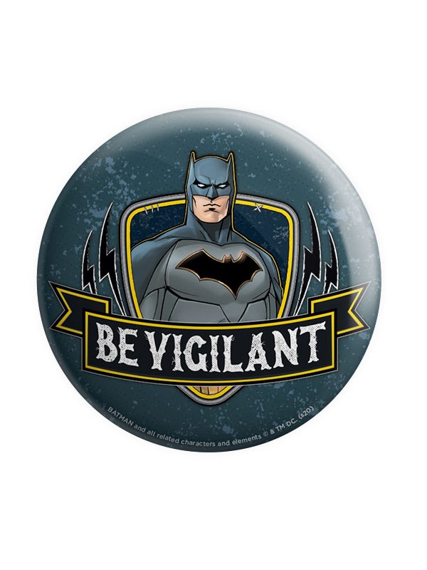 

Redwolf - Be Vigilant - Batman Official Badge, Multi-coloured