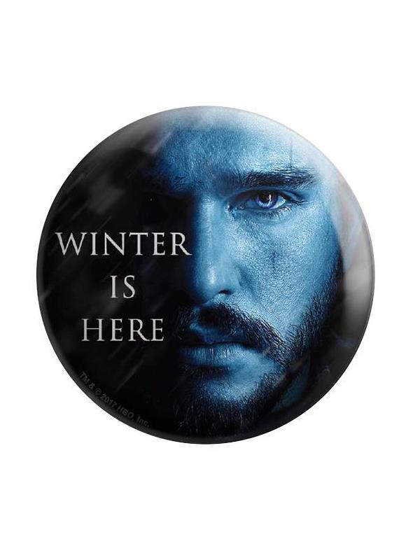 

Redwolf - Jon Snow: Winter Is Here - Game Of Thrones Official Badge, Multi-coloured