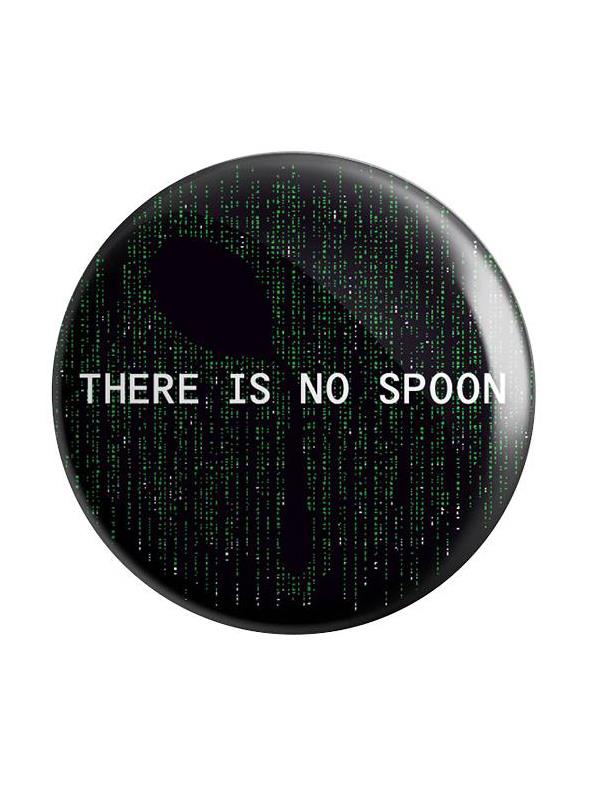 

Redwolf - There Is No Spoon - Badge, Black