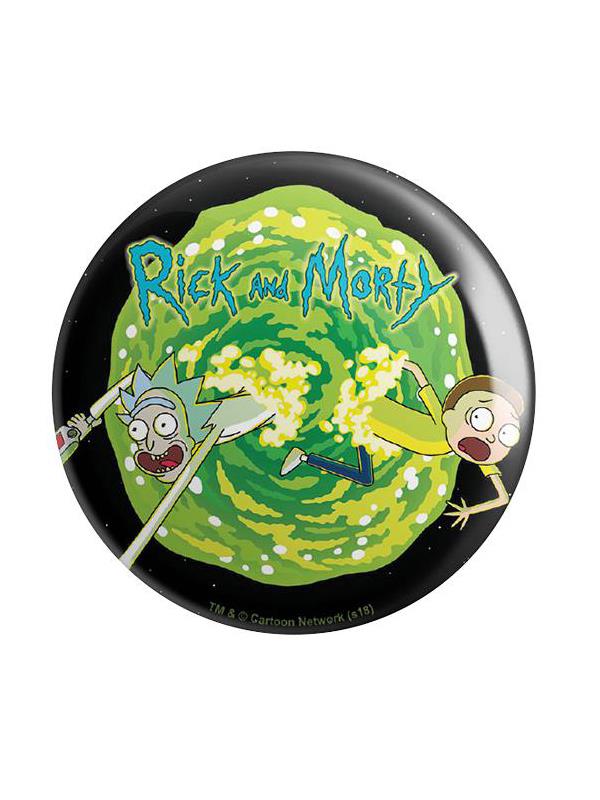 

Redwolf - Coming Through - Rick And Morty Official Badge, Multi-coloured