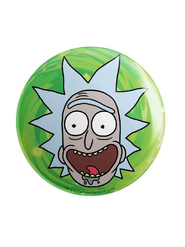 

Redwolf - Rick Head - Rick And Morty Official Badge, Multi-coloured