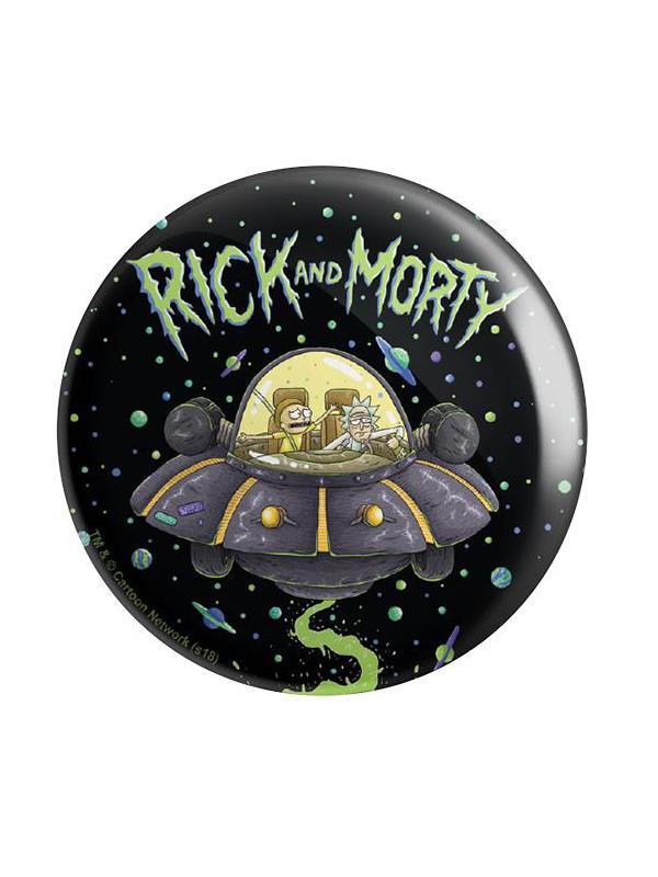 

Redwolf - Space Cruiser - Rick And Morty Official Badge, Multi-coloured