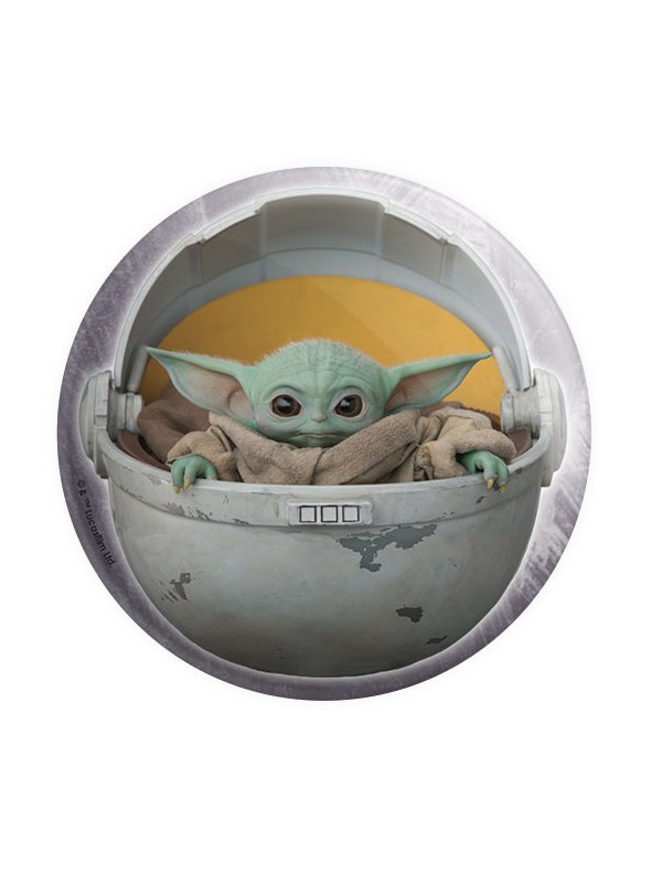 

Redwolf - Baby Yoda - Star Wars Official Badge, Multi-coloured