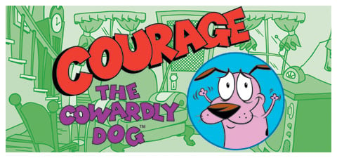 Courage The Cowardly Dog Apparel | Official Merchandise | Redwolf