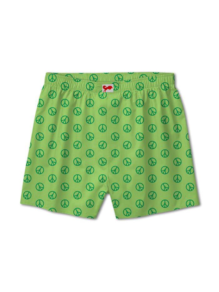 

Redwolf - Peace Boxer Shorts, Light green