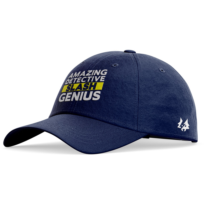 

Redwolf - Amazing Detective Slash Genius - Cap, Navy blue