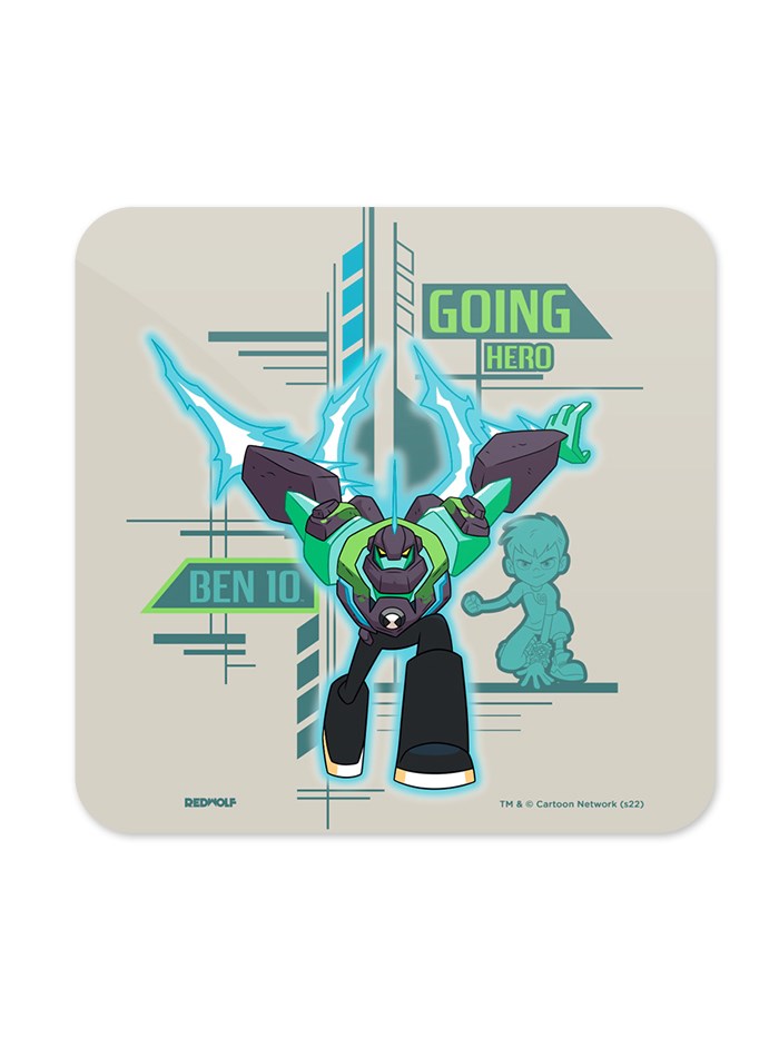 

Redwolf - Going Hero: Diamond Head - Ben 10 Official Coaster