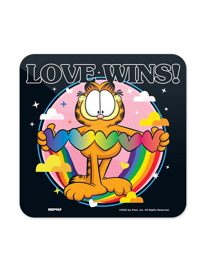 

Redwolf - Love Wins! - Garfield Official Coaster