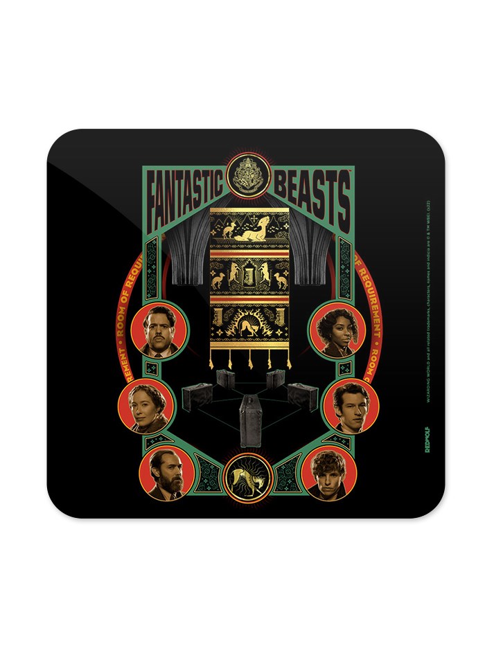 

Redwolf - Room Of Requirement - Fantastic Beasts Official Coaster