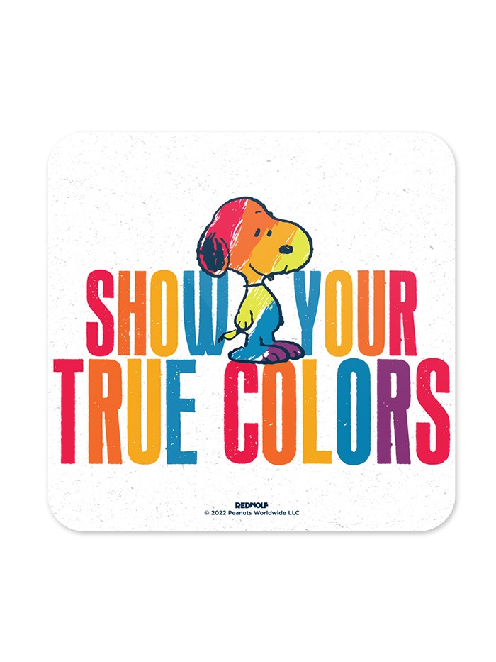 

Redwolf - Show Your True Colors - Peanuts Official Coaster