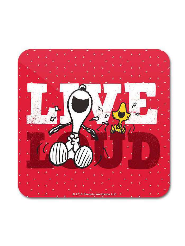 

Redwolf - Live Loud - Peanuts Official Coaster