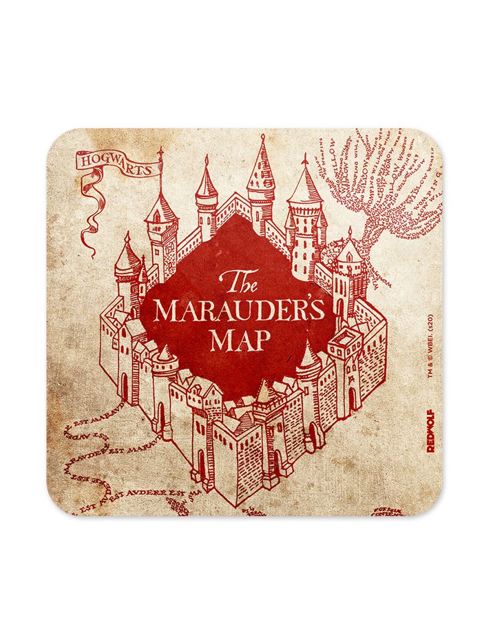 

Redwolf - The Marauder's Map - Harry Potter Official Coaster