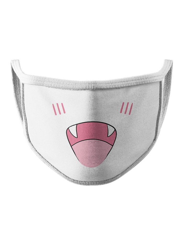 Kawaii Anime Mouth Mask (Fang Teeth) | Mask